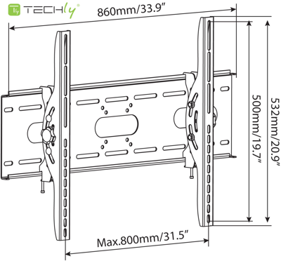 ICA-PLB-890 EFB-Elektronik Monitor mount Image 2