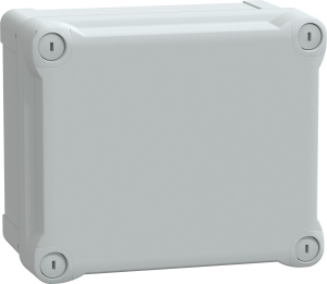 ABS enclosure, (L x W x H) 105 x 164 x 193 mm, light gray (RAL 7035), IP66, NSYTBS191610H