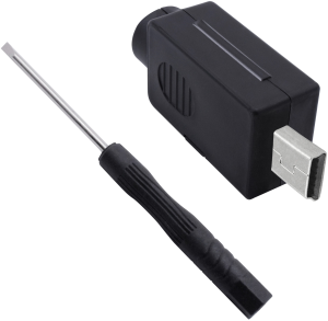 Mini USB 2.0 plug kit, type B, 2001C206