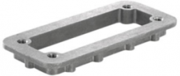 Mounting frame, size B24, die-cast aluminum, screw locking, IP66/IP68, 1003470000