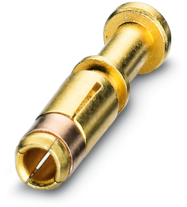 Receptacle, 0.25-2.5 mm², crimp connection, nickel-plated/gold-plated, 1237423