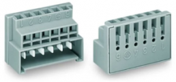 Pin header, 6 pole, 0.08-2.5 mm², AWG 28-14, 10 A, 500 V, spring-cage connection, 730-116