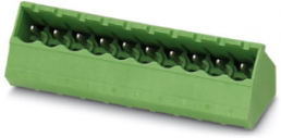 Pin header, 13 pole, pitch 5 mm, angled, green, 1769913