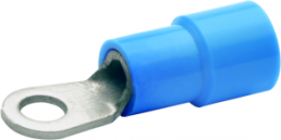 Insulated ring cable lug, 1.5-2.5 mm², AWG 16 to 14, 3.2 mm, blue