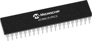 80C51 microcontroller, 8 bit, 60 MHz, PDIP-40, AT89C51RC2-3CSUM