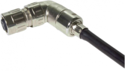 Angle coupling, M12, 5 pole, crimp connection, screw locking, angled, 21038214515