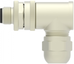 Plug, 4 pole, screw connection, screw locking, angled, T4113412041-000