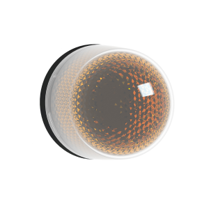 Rotating mirror light/Buzzer, orange, 110-230 VAC, IP23