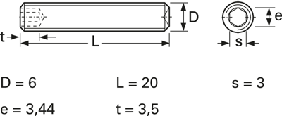 BYB-3-14H476 by.B Screws, Threaded Rods Image 2