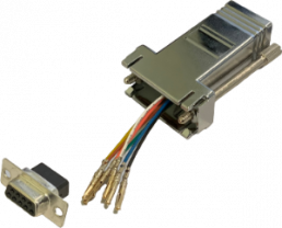 Adapter, D-Sub socket, 9 pole to RJ45 socket, 10121108