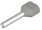 Insulated Wire end ferrule, 0.75 mm², 16 mm/10 mm long, gray, 9004770000