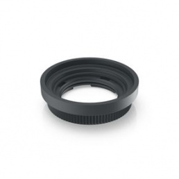 Components, RAFIX FS technology, threaded ring, black, 30.3 mm, Front panel thickness from 2.5 to 4