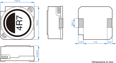 SLF7045T-471MR22-PF TDK Fixed Inductors Image 2