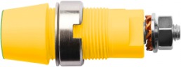 4 mm socket, screw connection, mounting Ø 12.2 mm, CAT III, yellow/green, SAB 6922 NI / GNGE
