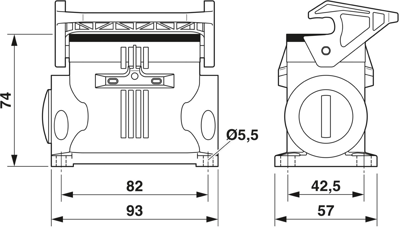 1082583 Phoenix Contact Housings for HDC Connectors Image 2