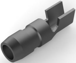 Round plug, Ø 3.96 mm, L 20.45 mm, uninsulated, straight, 0.8-2.0 mm², AWG 18-14, 61802-1