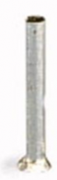 Uninsulated Wire end ferrule, 0.25 mm², 7 mm long, silver, 216-131