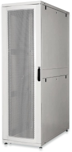 42 HE server cabinet, perforated steel doors, (H x W x D) 2050 x 600 x 1200 mm, IP20, sheet steel, light gray, DN-19 SRV-42U-6/12
