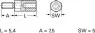 21054921/7,5 HStronic Spacer Bolts