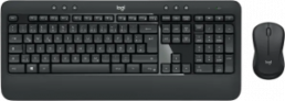 Keyboard/Mouse Set MK540, Wireless, Unifying,black, Advanced, DE, Optical, 1000 dpi