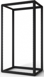 47 U cabinet rack, (H x W x D) 2200 x 800 x 1200 mm, steel, black gray, 20630-122
