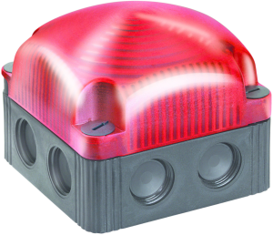LED-EVS light, red, 12 VDC, IP67