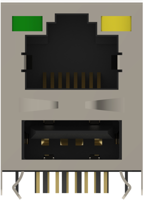 1-1909119-4 TE Connectivity Modular Connectors Image 5