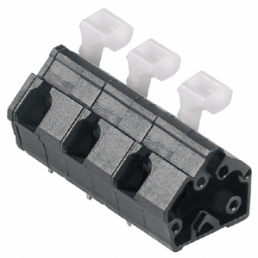 PCB terminal, 6 pole, pitch 10 mm, AWG 26-14, 15 A, spring-clamp connection, black, 1953620000