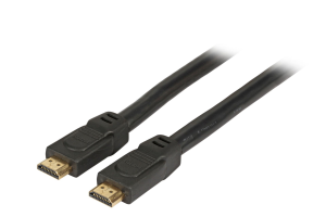 HighSpeed HDMI cable with Ethernet 4K60Hz,A-A St-St, 1m, black