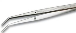 ESD precision tweezers, uninsulated, antimagnetic, stainless steel, 150 mm, 24SA