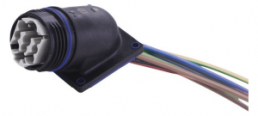 Sensor actuator cable, plug, straight to open end, 12 pole, 1 m, PUR, 20 A, 33503898141010