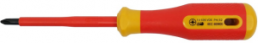 VDE screwdriver, PZ/S2, Pozidriv, BL 100 mm, L 214 mm, 14-696-VDE