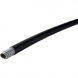 Protective hose, inside Ø 40.3 mm, outside Ø 47.8 mm, BR 250 mm, steel, galvanized/PVC, black