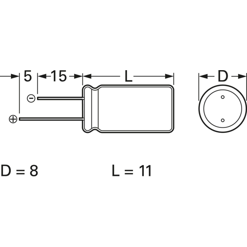 ESH227M035AG3DA Kemet Electrolytic Capacitors Image 2