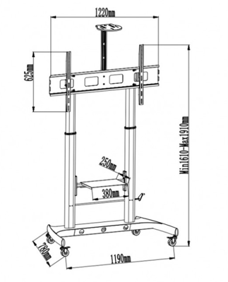 ICA-TR45 EFB-Elektronik Monitor mount Image 4