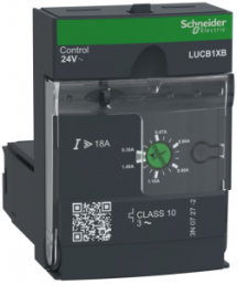 Control unit extended LUCB, class 10, 0.35-1.4A, 24 VAC for power socket LUB12/LUB32/LUB38/LUB120/LUB320/LUB380/reversing contactor switch LU2B12B/LU2B32B, LUCB1XB
