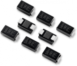 SMD TVS diode, Bidirectional, 400 W, 10.2 V, DO-214AC, P4SMA12CA