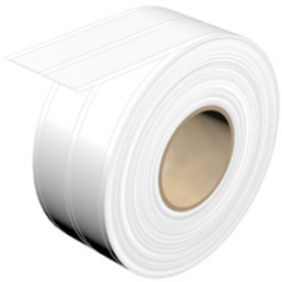 Polyvinyl chloride Label, (L x W) 30 m x 15 mm, white, Roll with 30 pcs