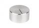 Rotary knob, 6 mm, Aluminium, silver