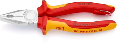 03 06 180 T Knipex Combination Pliers, Multi-Function Pliers