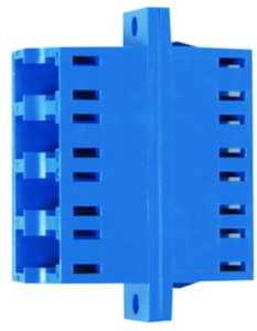 LC-plug, multimode, ceramic, blue, 100007153