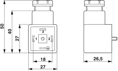 1527883 Phoenix Contact DIN Valve Connectors Image 2