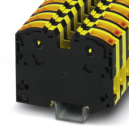 High current terminal, plug-in connection, 2.5-35 mm², 1 pole, 125 A, 8 kV, yellow/black, 3212081