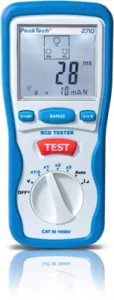 P 2710 PeakTech VDE testers, Installation testers, Insulation testers