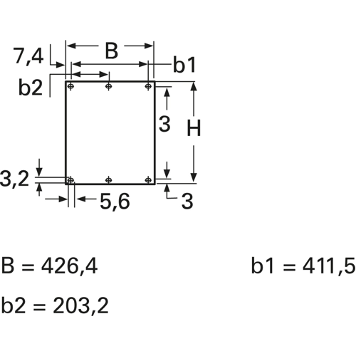 TFP 3 84 Fischer Elektronik Accessories for Enclosures Image 2
