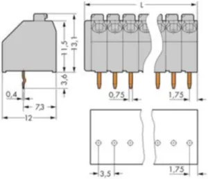 250-109 WAGO PCB Terminal Blocks
