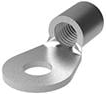 Uninsulated ring cable lug, 8 mm², AWG 8, 4.34 mm, M4