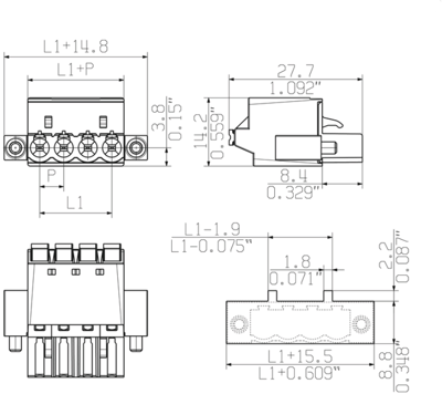 1017360000 Weidmüller PCB Connection Systems Image 3