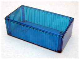 Polycarbonate enclosure, (L x W x H) 150 x 81 x 46 mm, blue, IP54, 1591DTBU