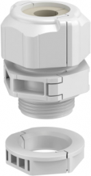 Cable gland, separable, M32, 40/46 mm, Clamping range 11 to 15 mm, IP67, light gray, 2024974